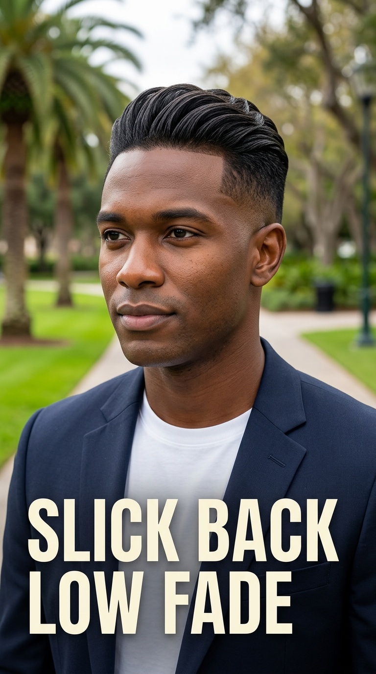 Slick Back Low Fade