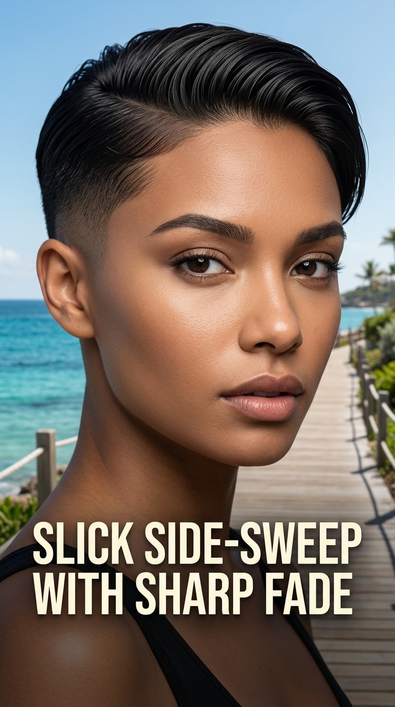 Slick Side-Sweep with Sharp Fade