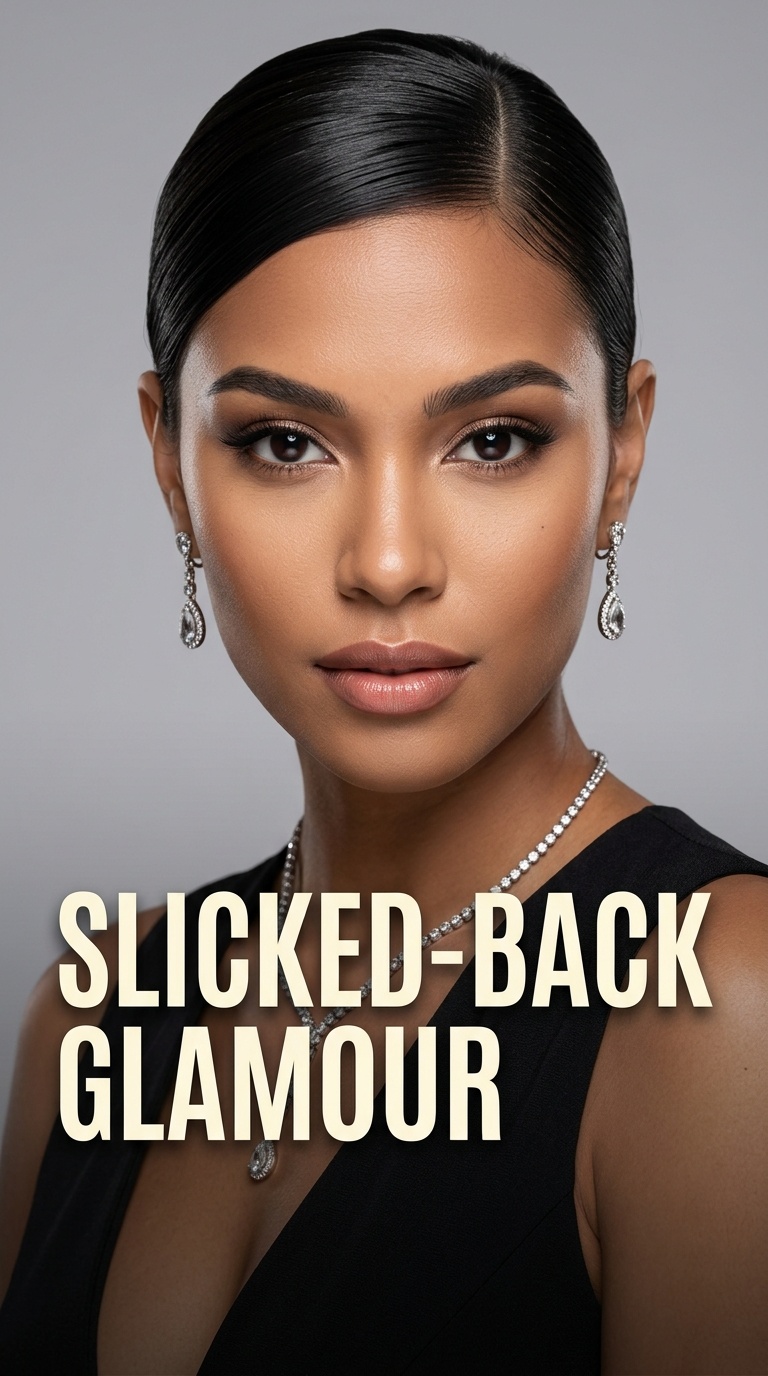 Slicked-Back Glamour