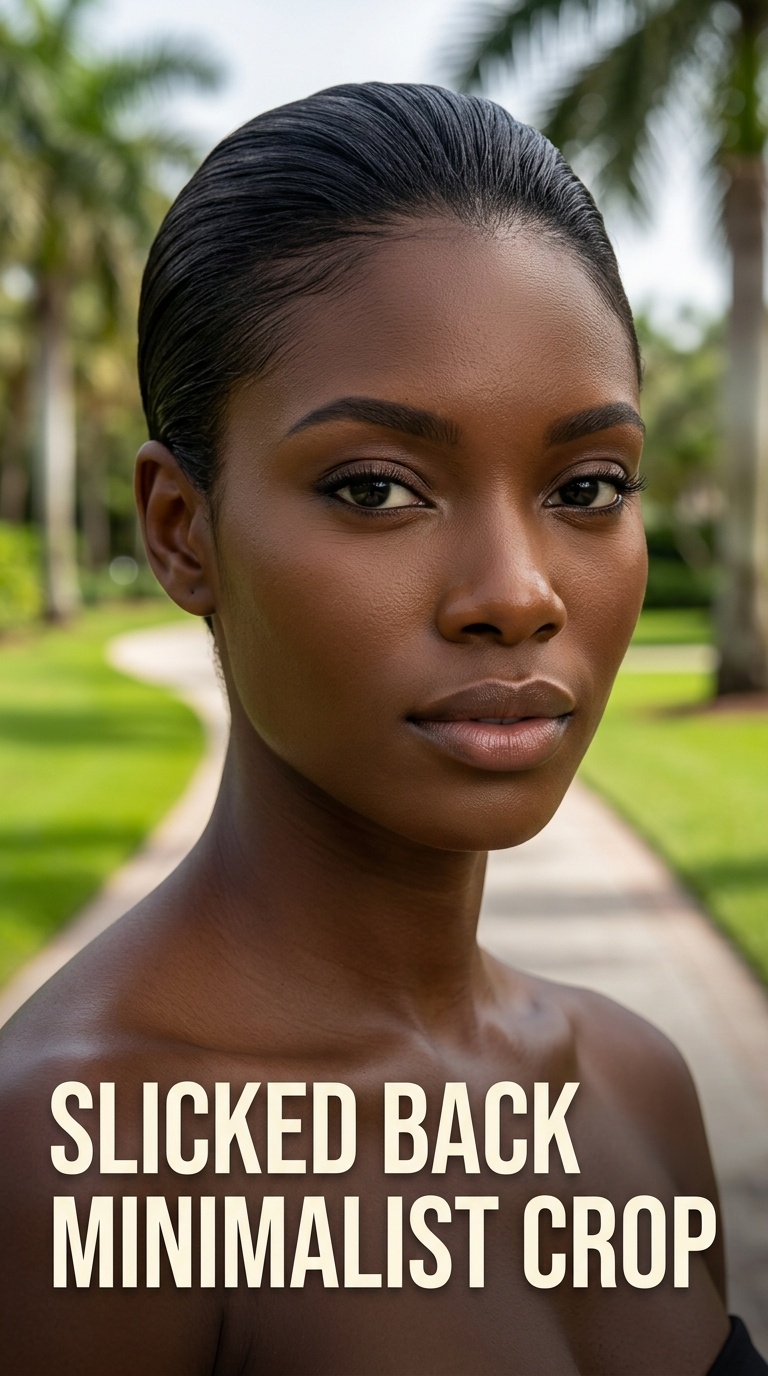 Slicked Back Minimalist Crop