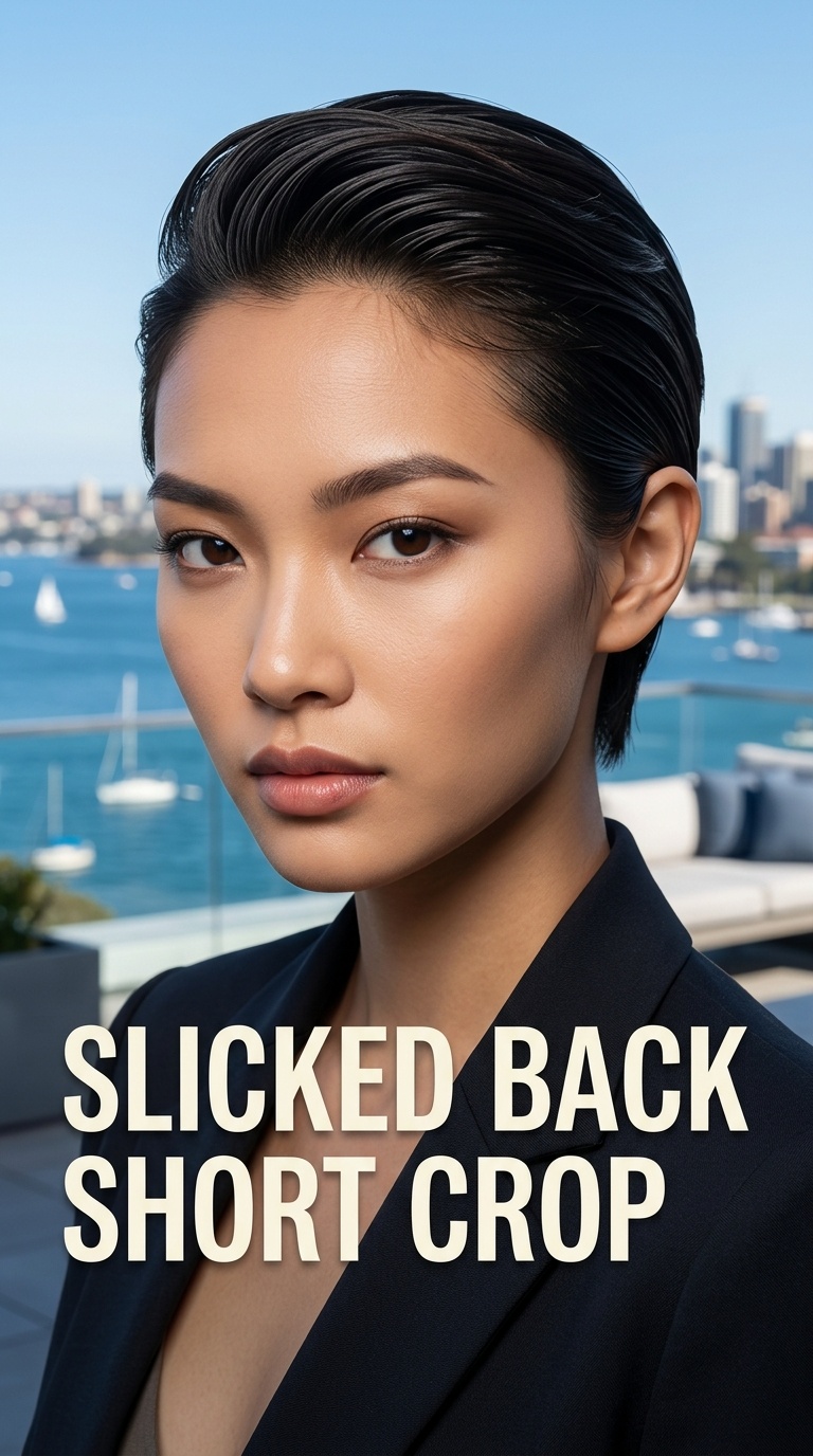 Slicked Back Short Crop