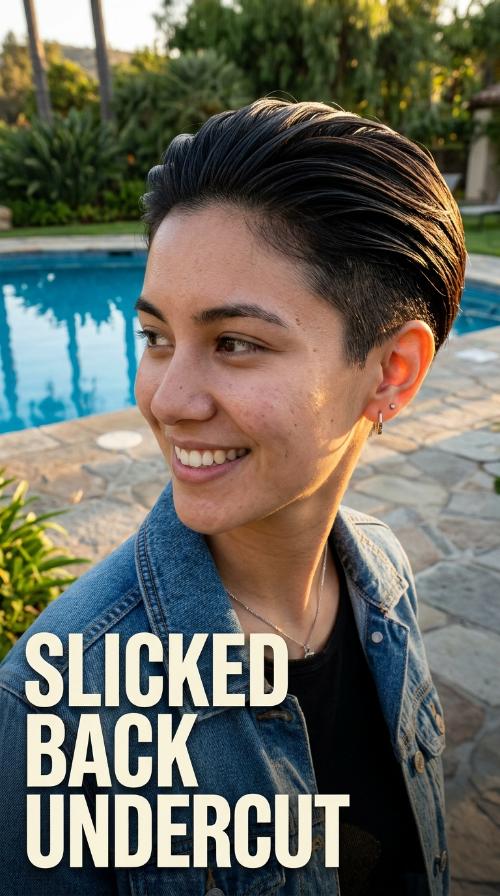 Slicked Back Undercut