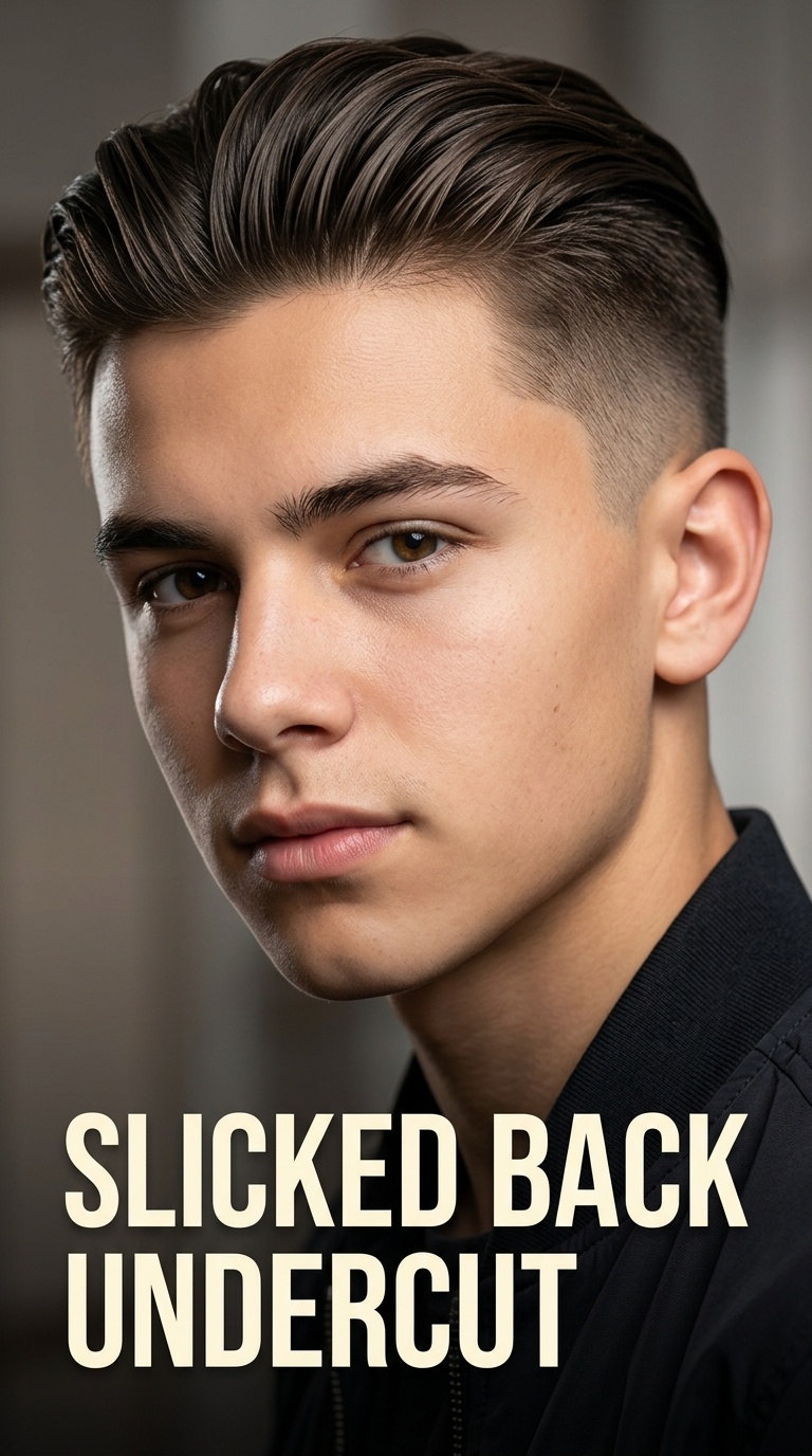 Slicked Back Undercut