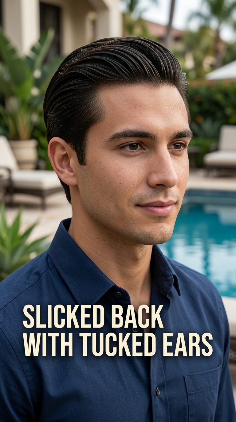 Slicked Back with Tucked Ears