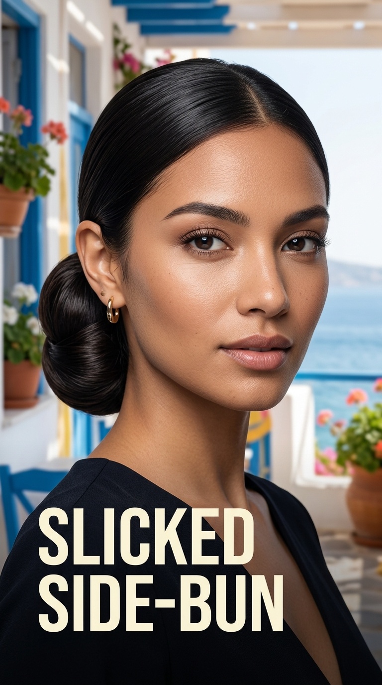 Slicked Side-Bun