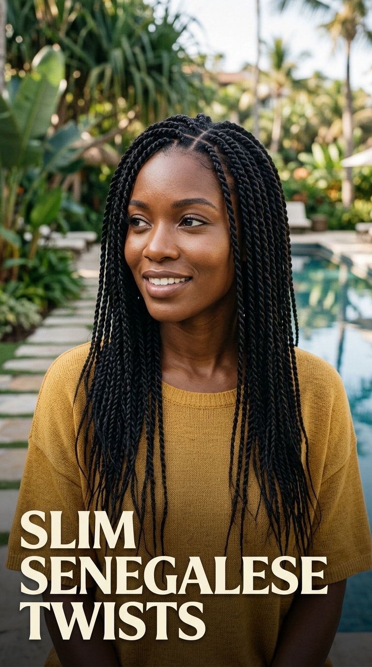 Slim Senegalese Twists