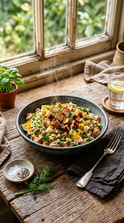 Smoked Paprika and Garlic Chicken Egg Salad