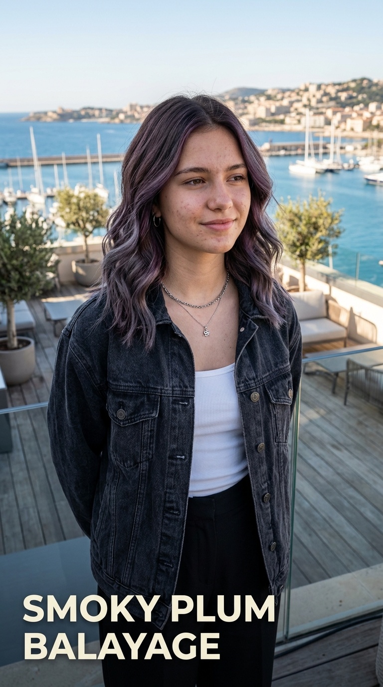 Smoky Plum Balayage