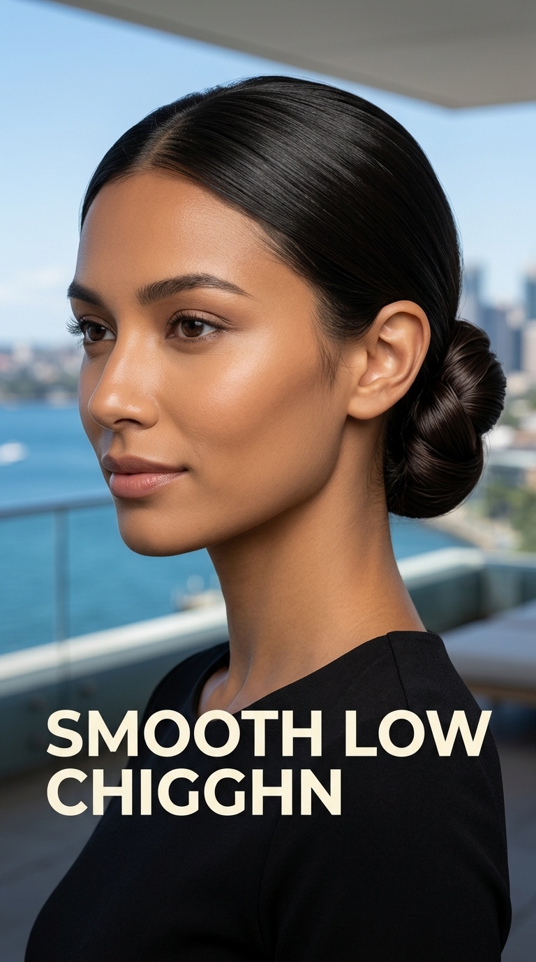 Smooth Low Chignon