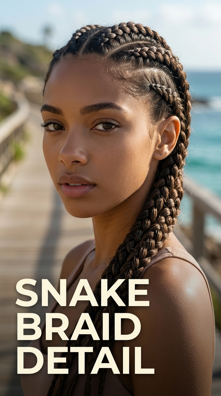 Snake Braid Detail