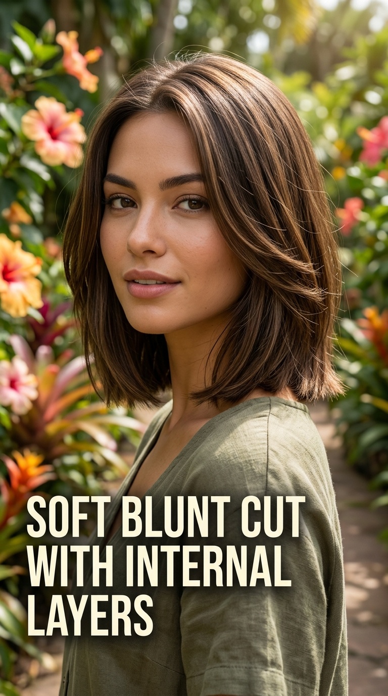 Soft Blunt Cut with Internal Layers