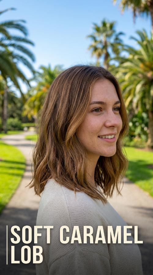 Soft Caramel Lob