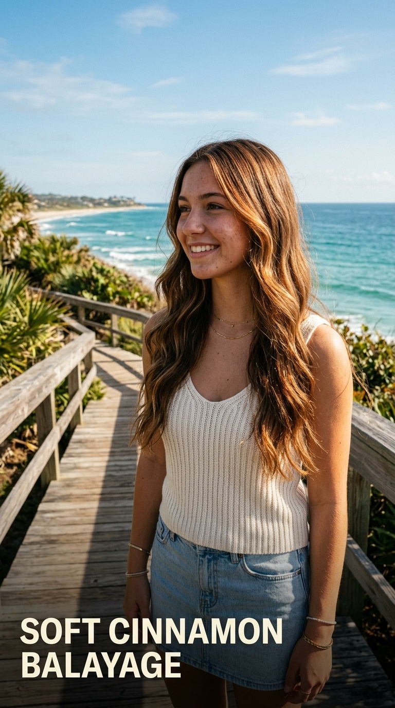 Soft Cinnamon Balayage