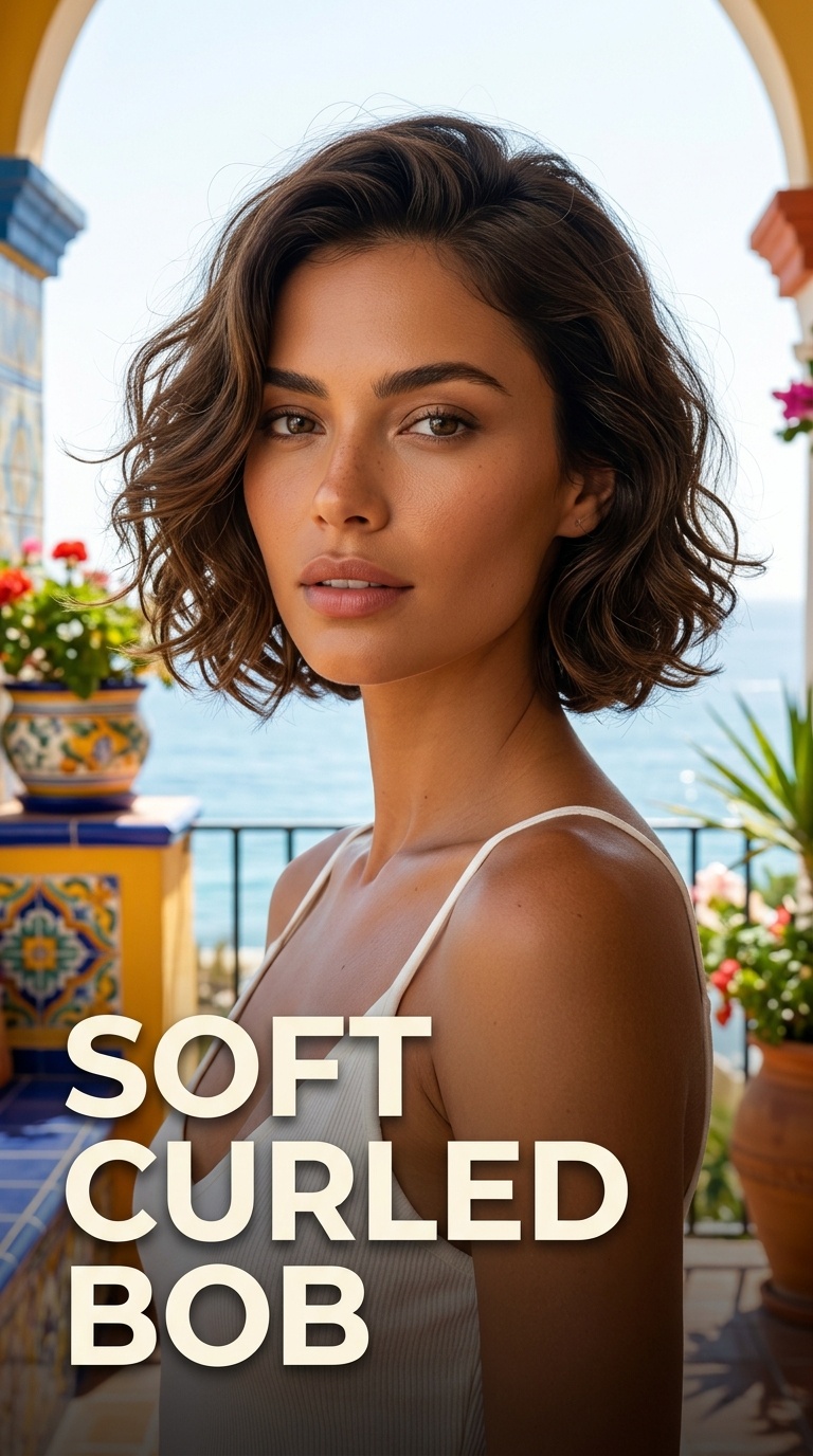 Soft Curled Bob