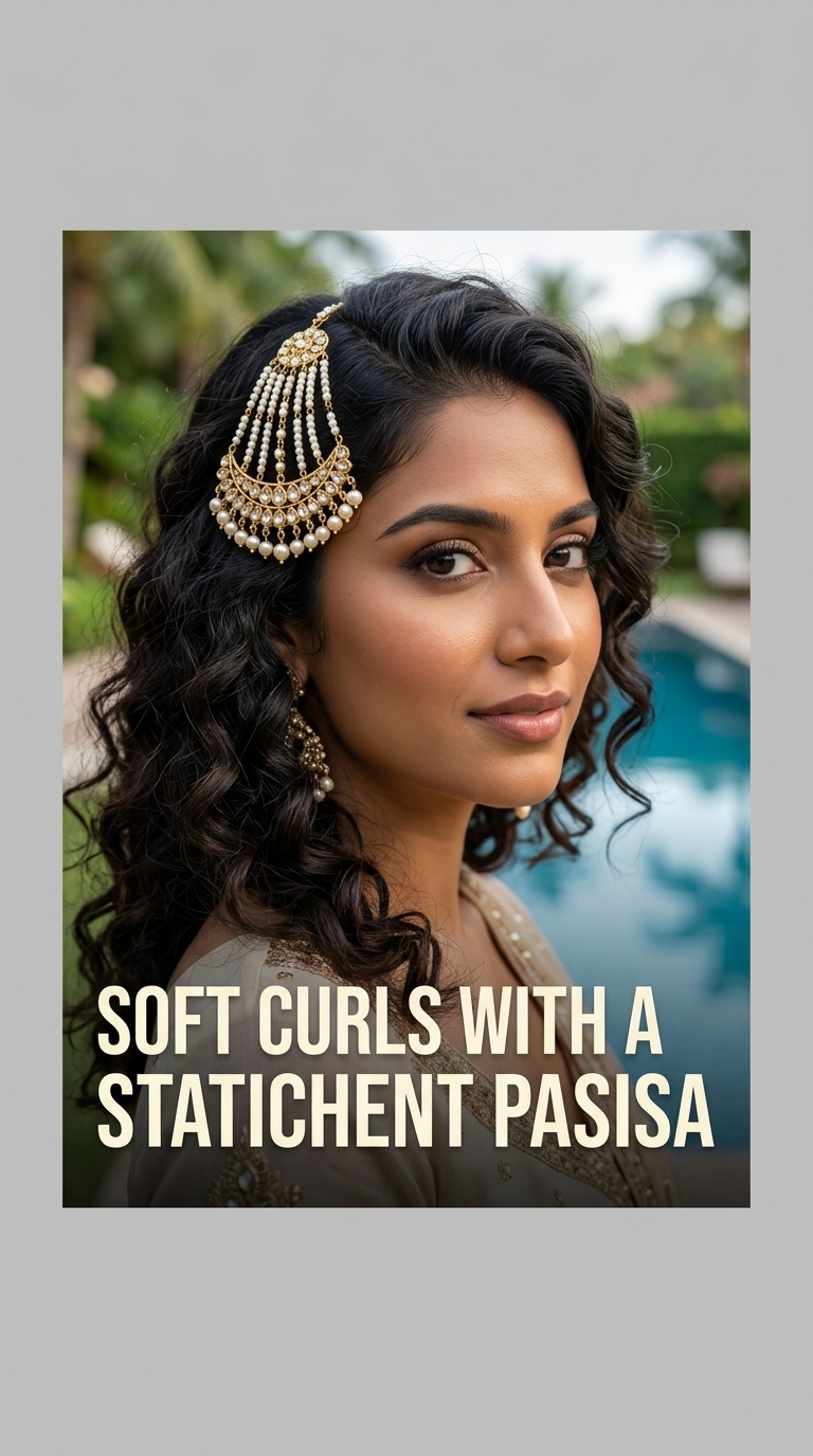 Soft Curls with a Statement Passa