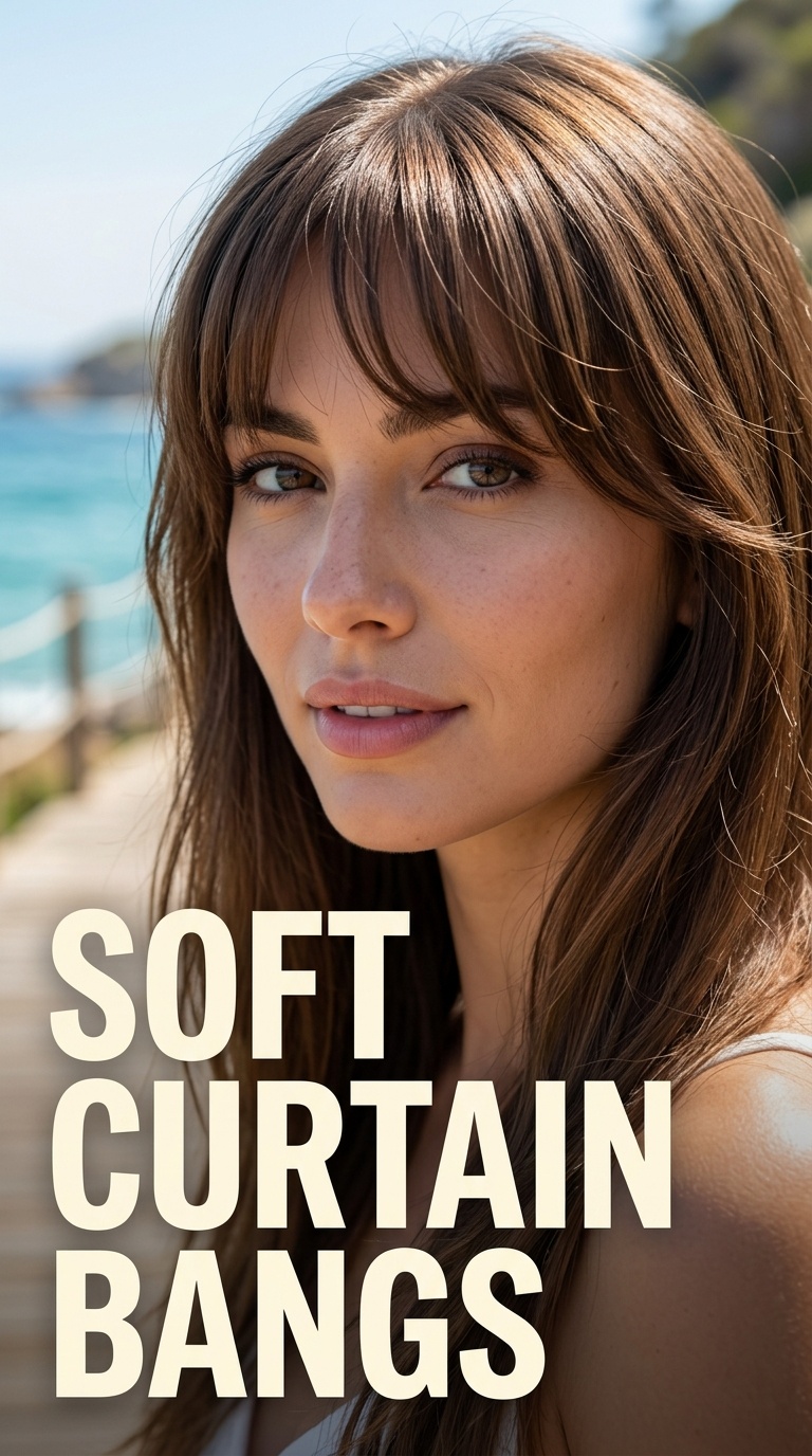 Soft Curtain Bangs
