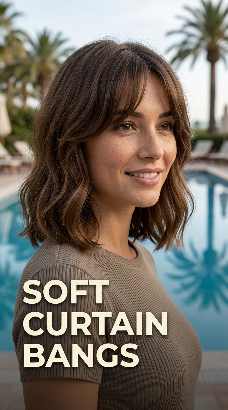 Soft Curtain Bangs