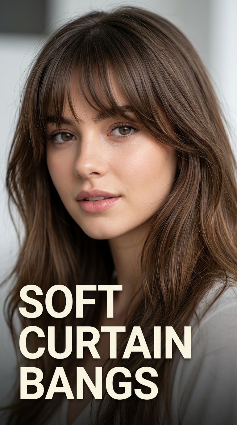 Soft Curtain Bangs