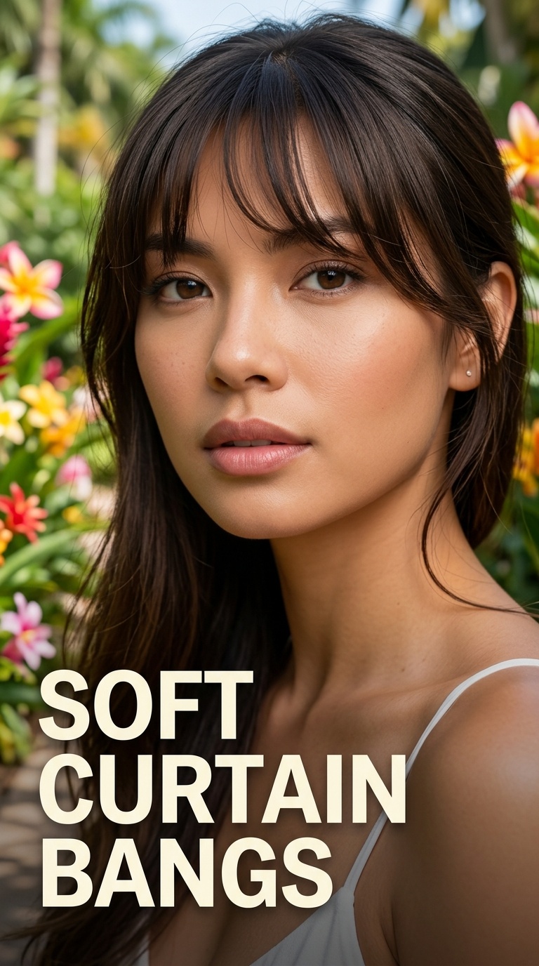 Soft Curtain Bangs