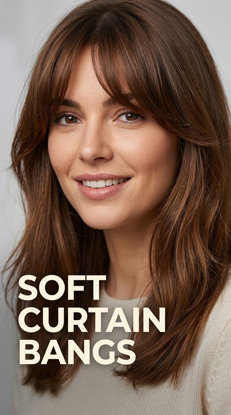 Soft Curtain Bangs