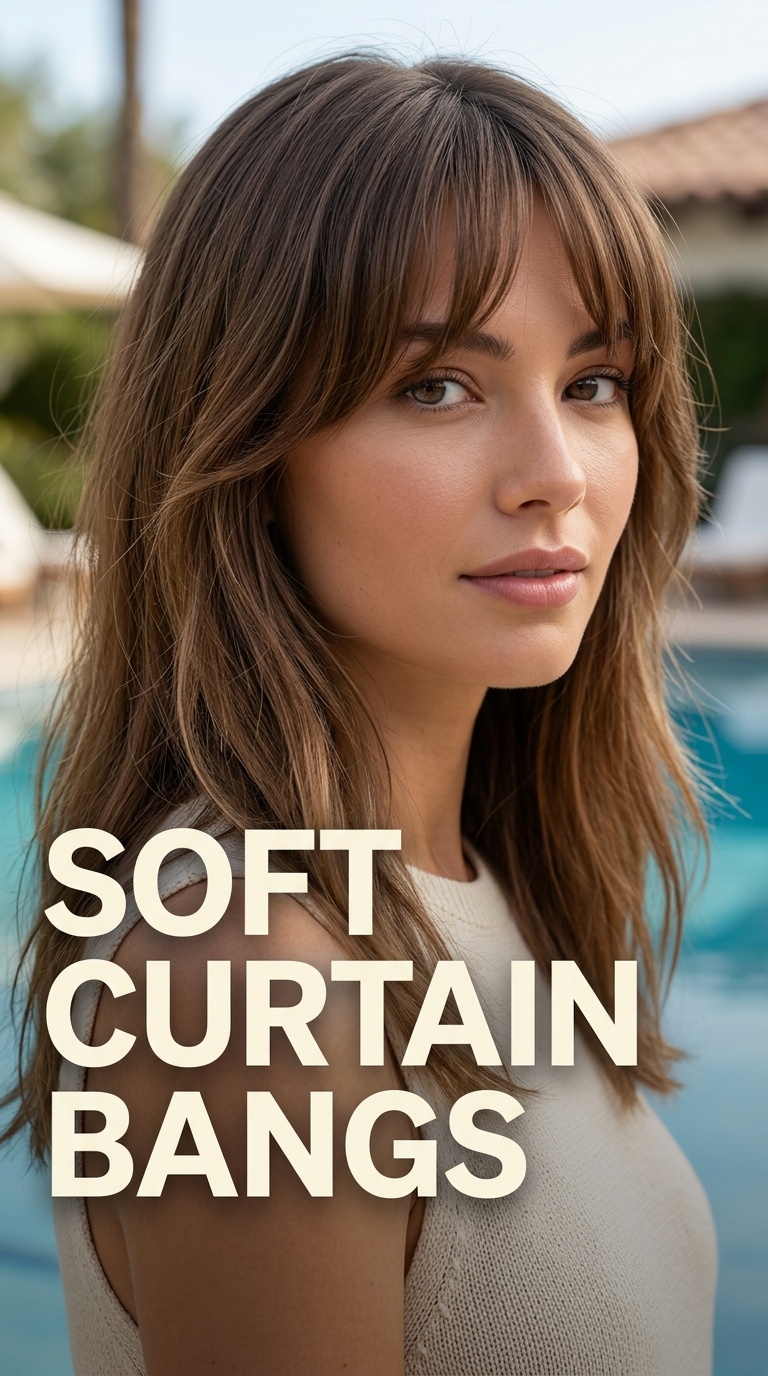 Soft Curtain Bangs