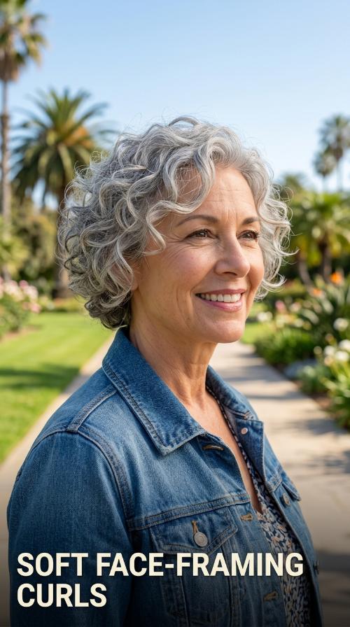 Soft Face-Framing Curls