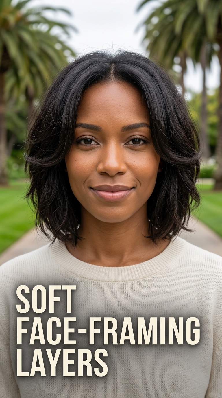 Soft Face-Framing Layers