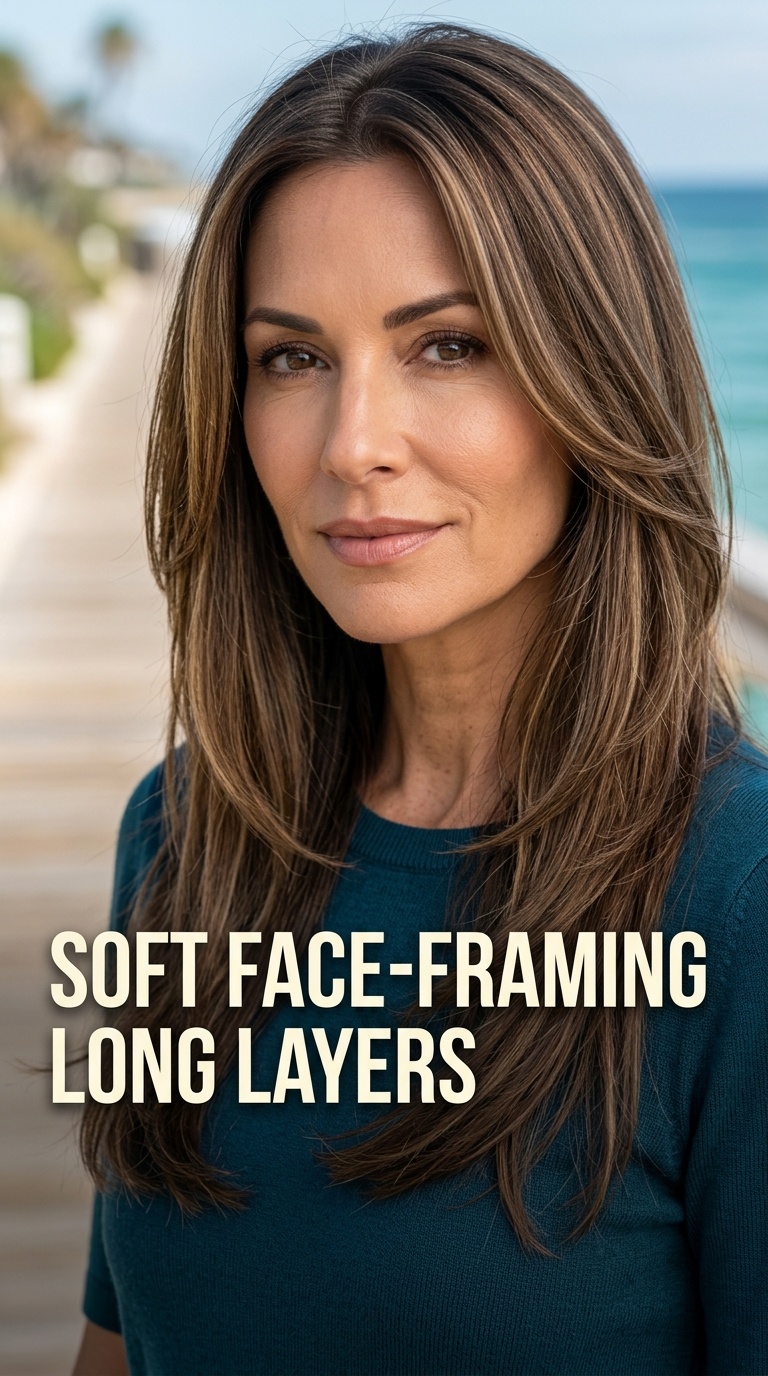 Soft Face-Framing Long Layers