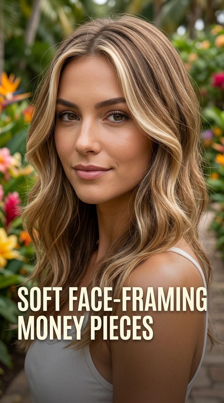 Soft Face-Framing Money Pieces