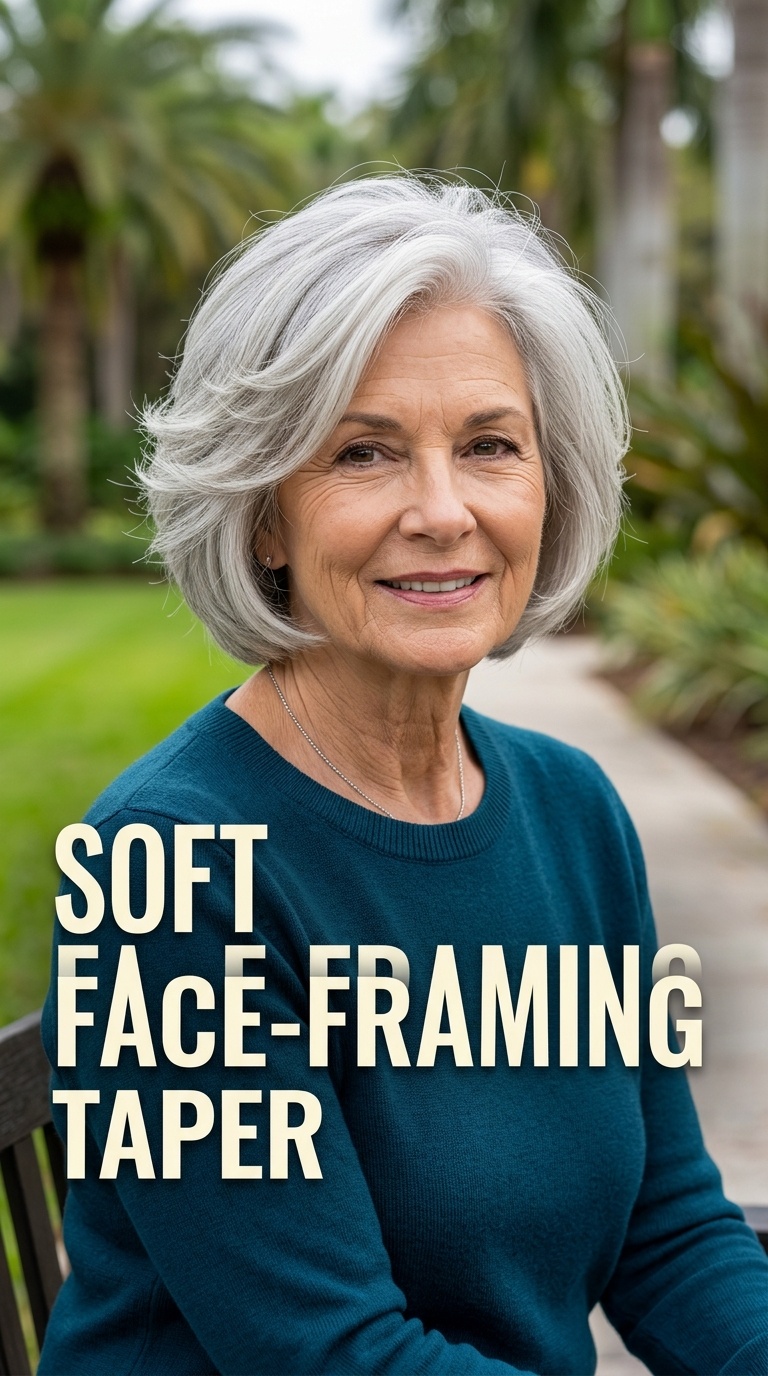 Soft Face-Framing Taper