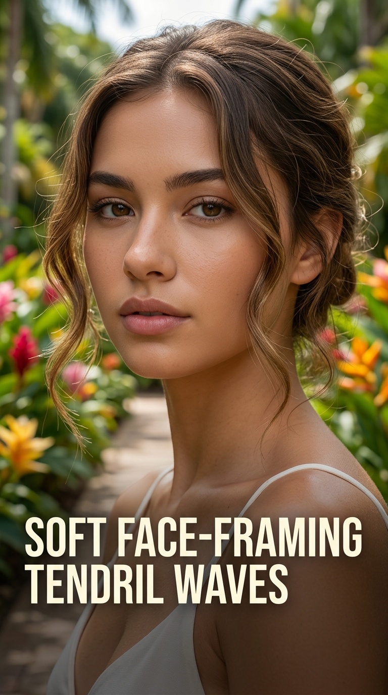 Soft Face-Framing Tendril Waves