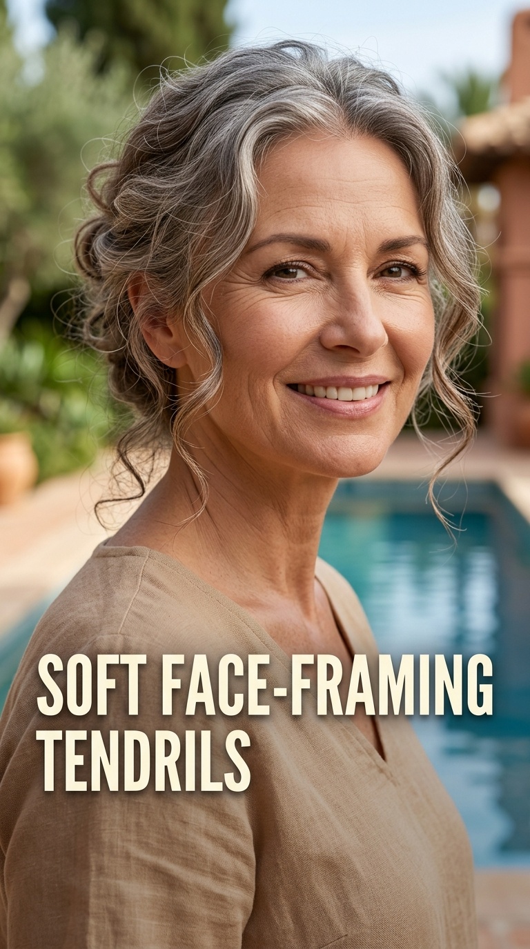 Soft Face-Framing Tendrils