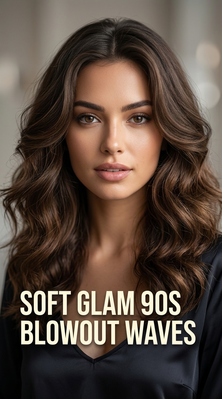 Soft Glam 90s Blowout Waves