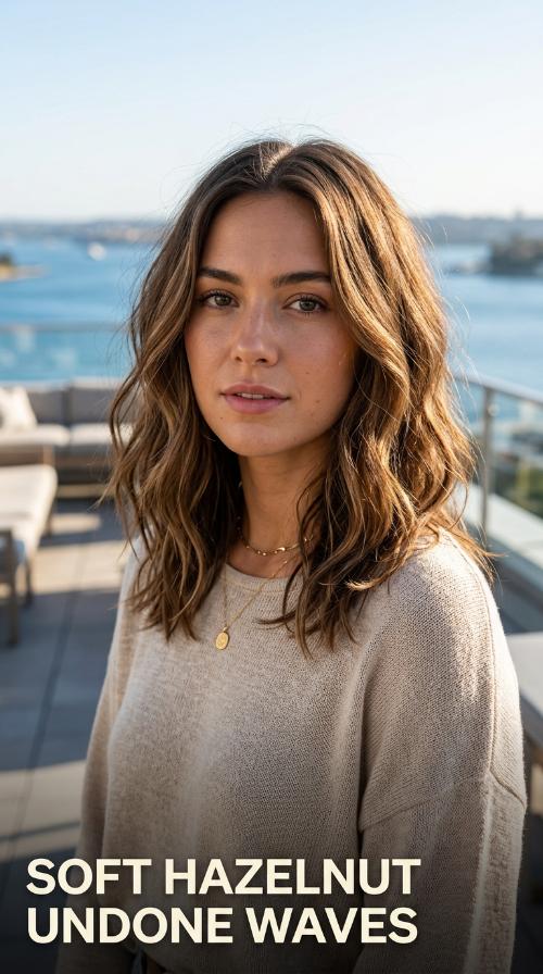 Soft Hazelnut Undone Waves
