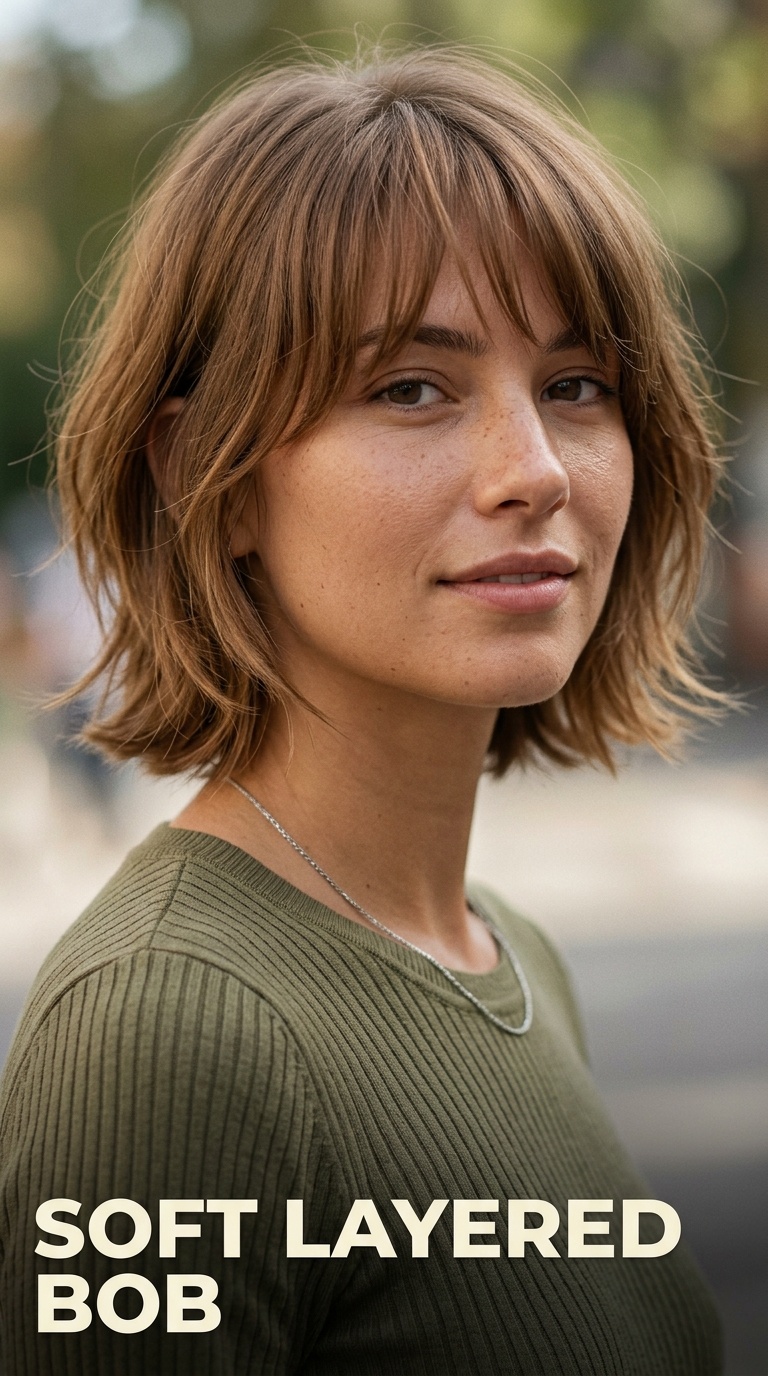 Soft Layered Bob