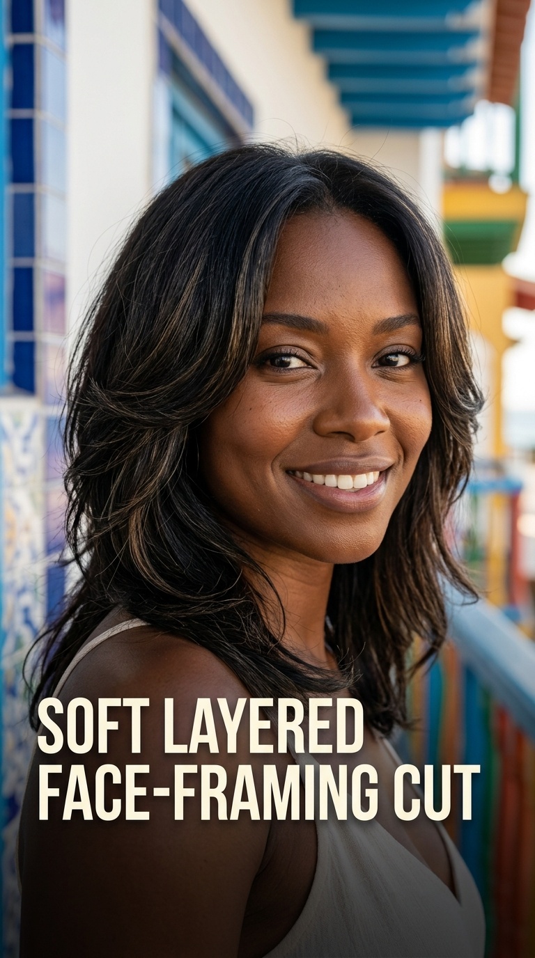 Soft Layered Face-Framing Cut