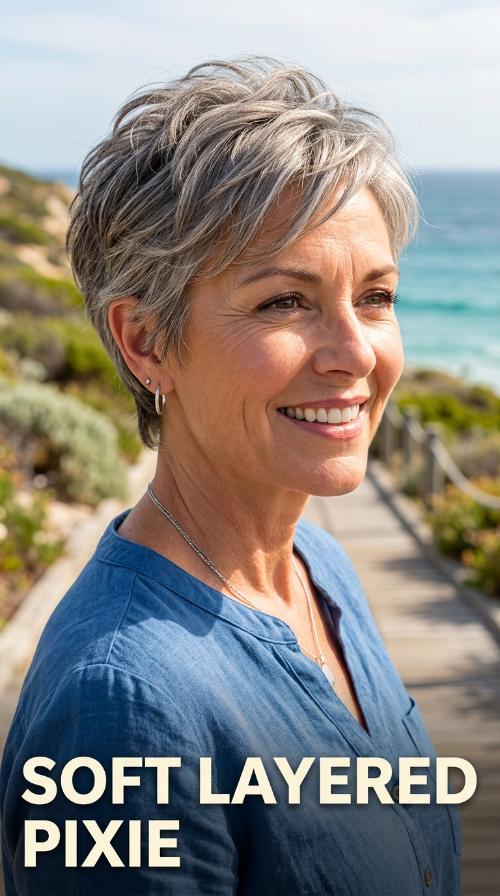 Soft Layered Pixie