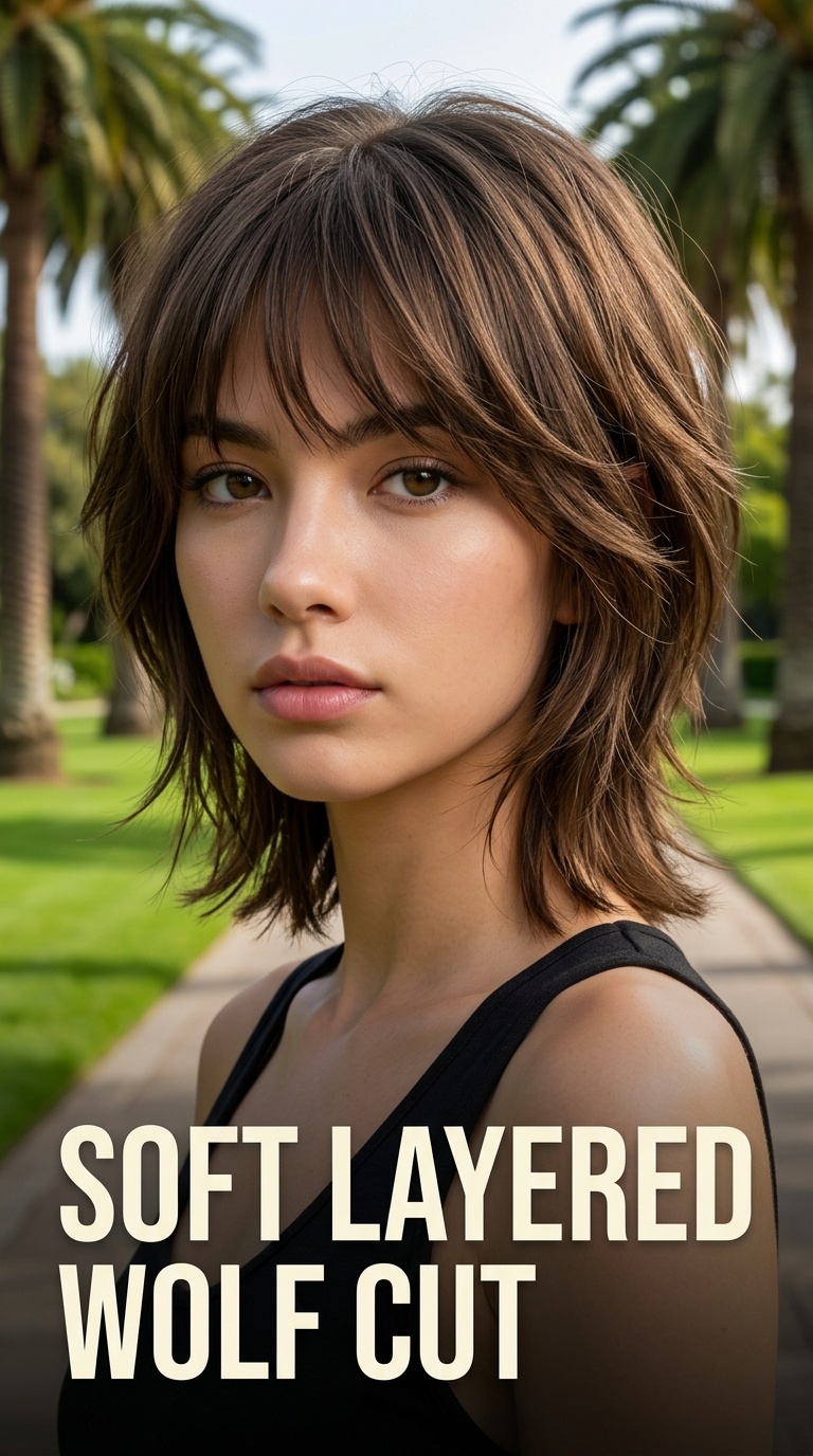 Soft Layered Wolf Cut