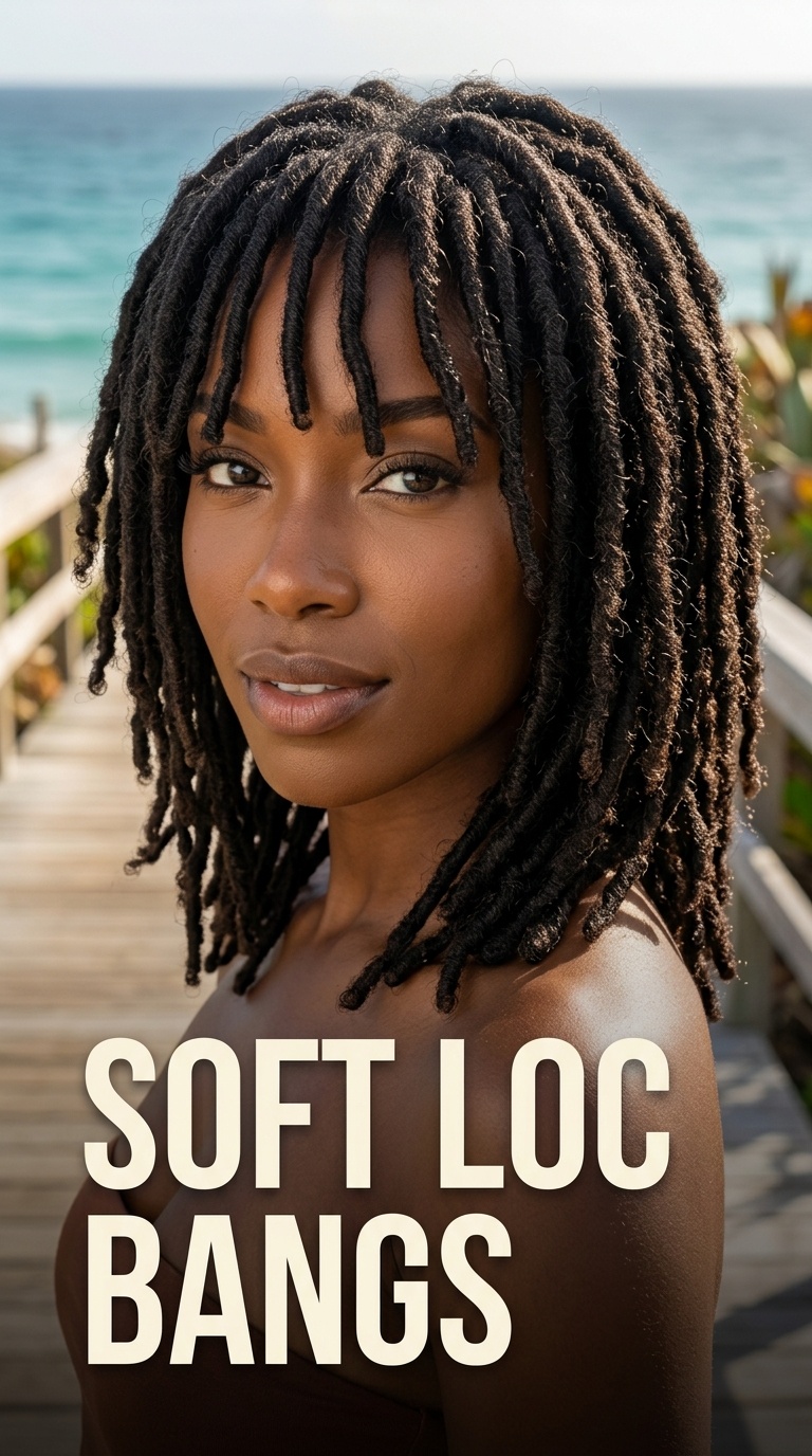 Soft Loc Bangs