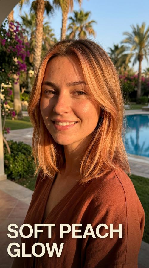 Soft Peach Glow