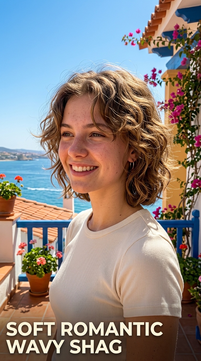 Soft Romantic Wavy Shag