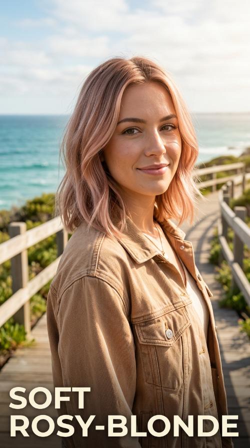 Soft Rosy-Blonde