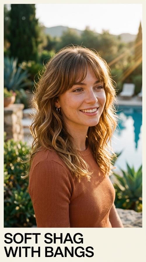 Soft Shag with Bangs