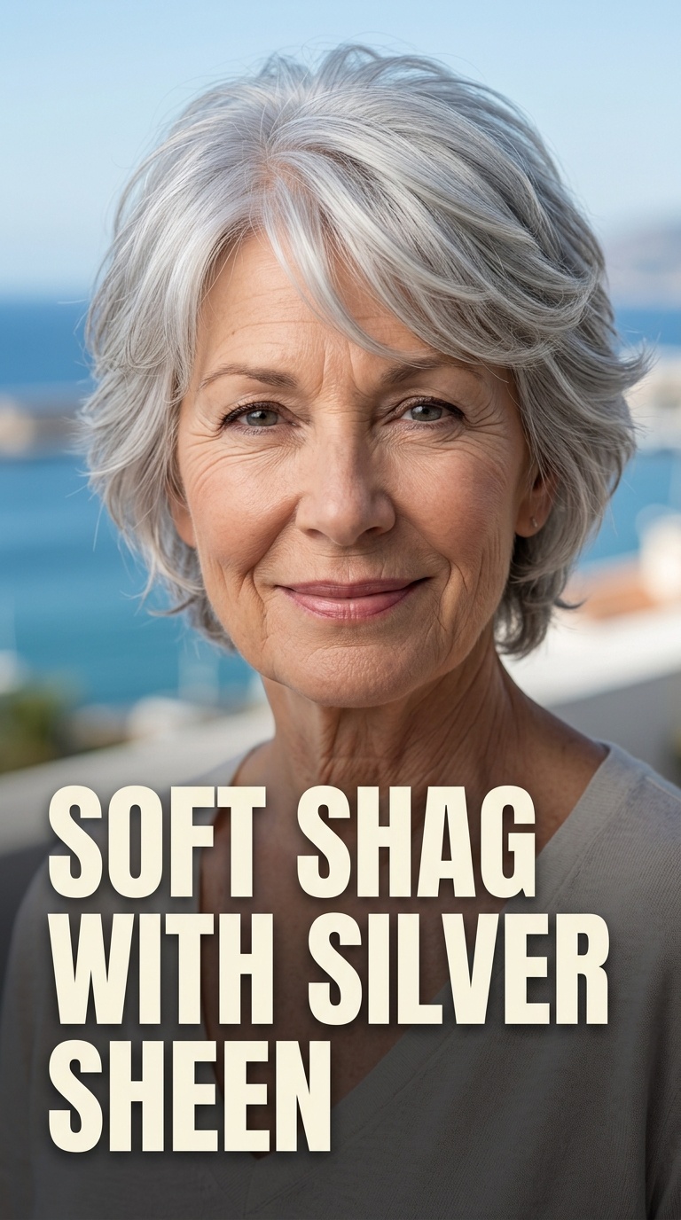 Soft Shag with Silver Sheen