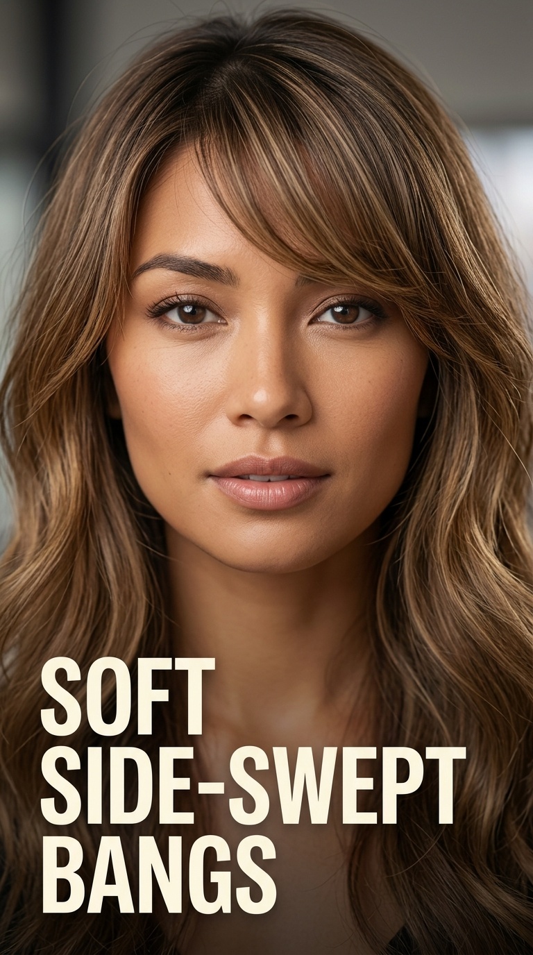 Soft Side-Swept Bangs