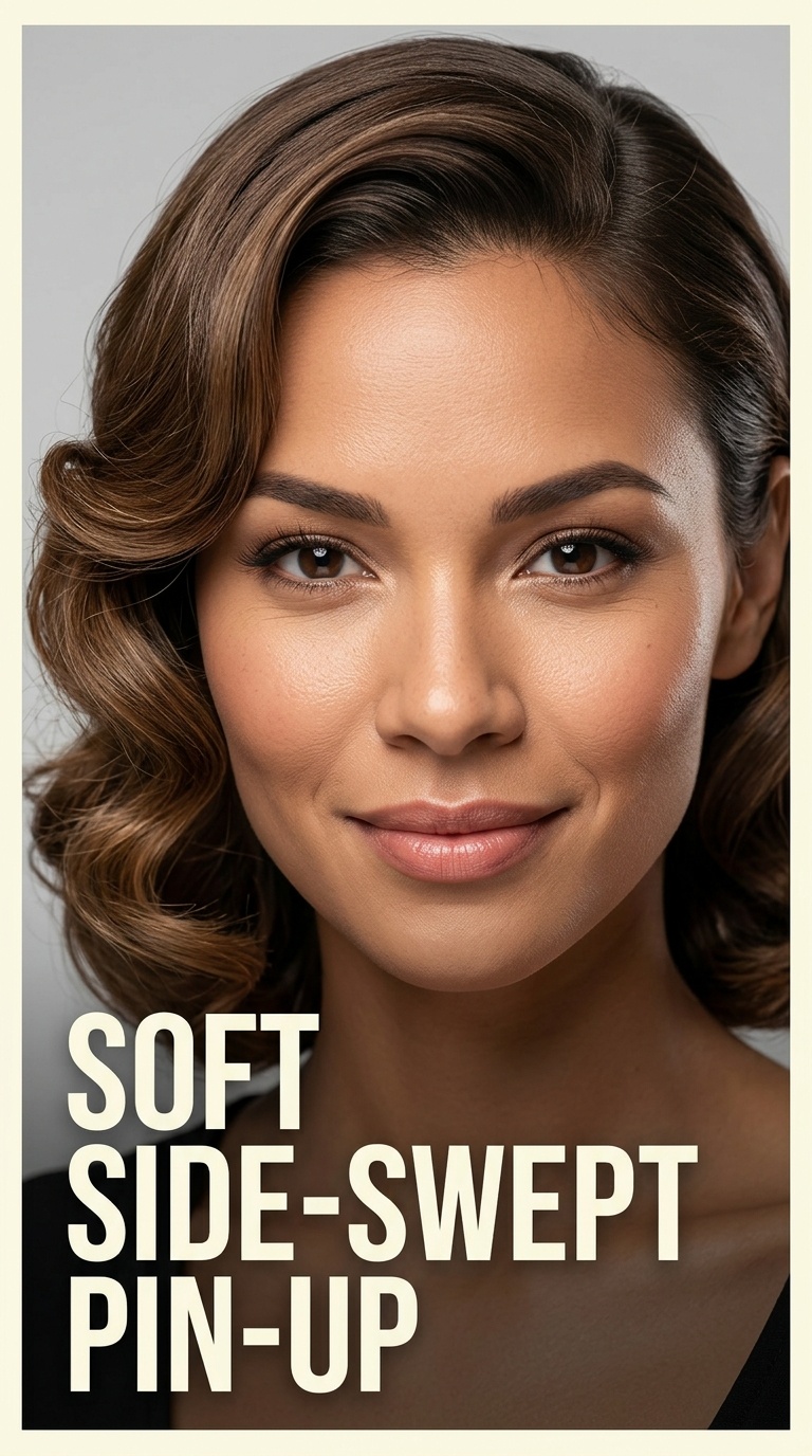 Soft Side-Swept Pin-Up