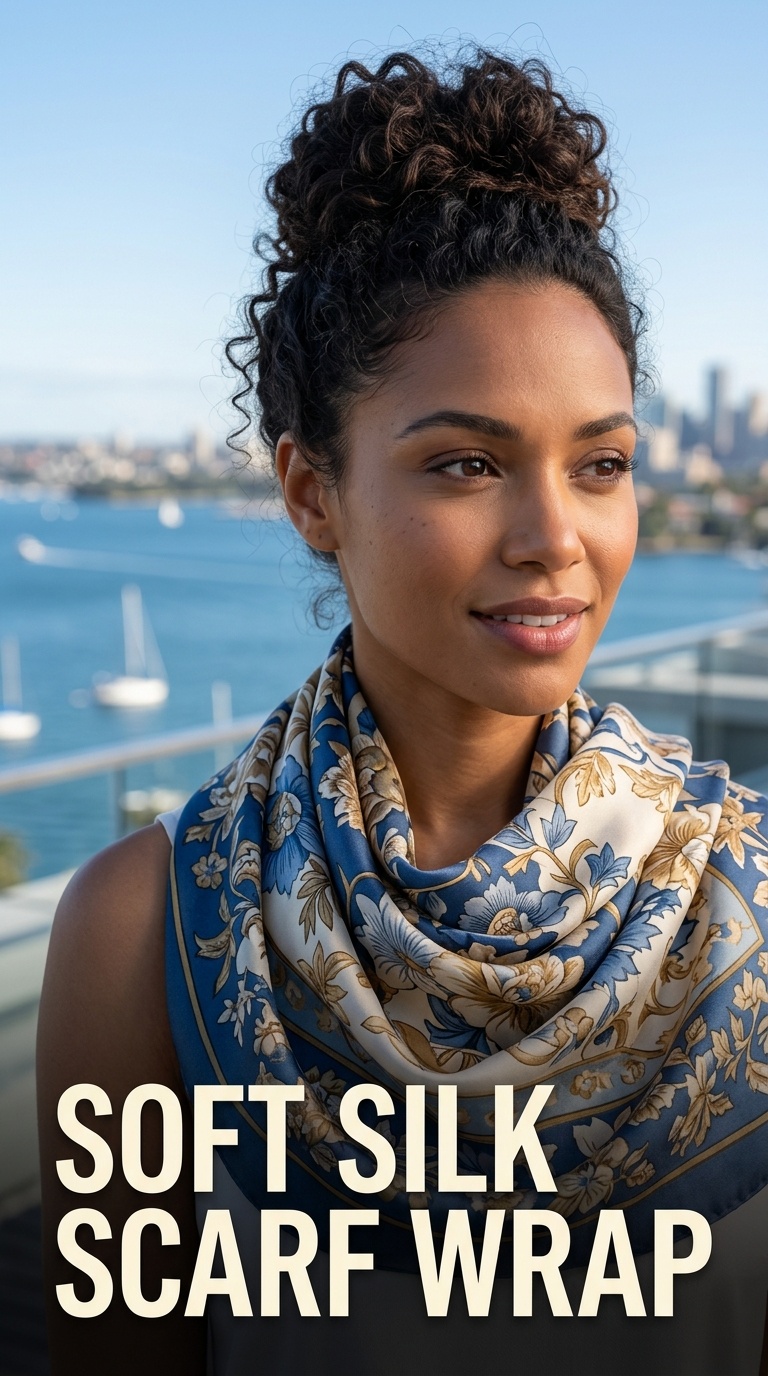 Soft Silk Scarf Wrap