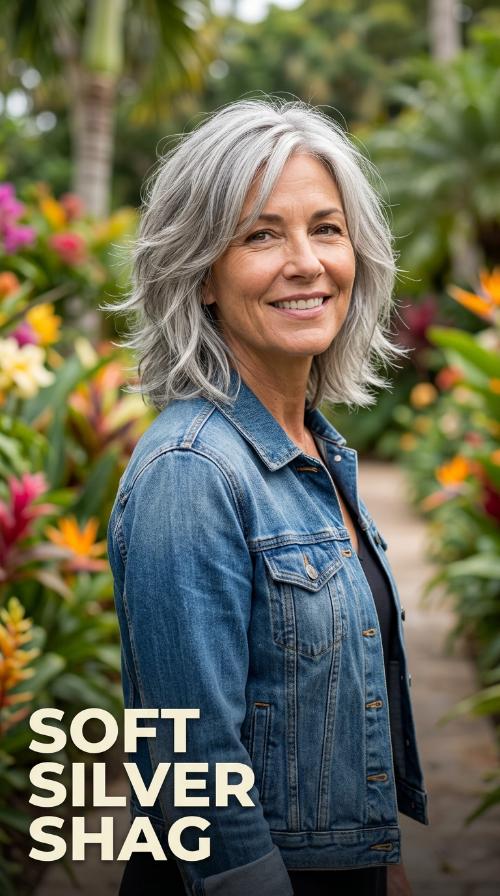 Soft Silver Shag