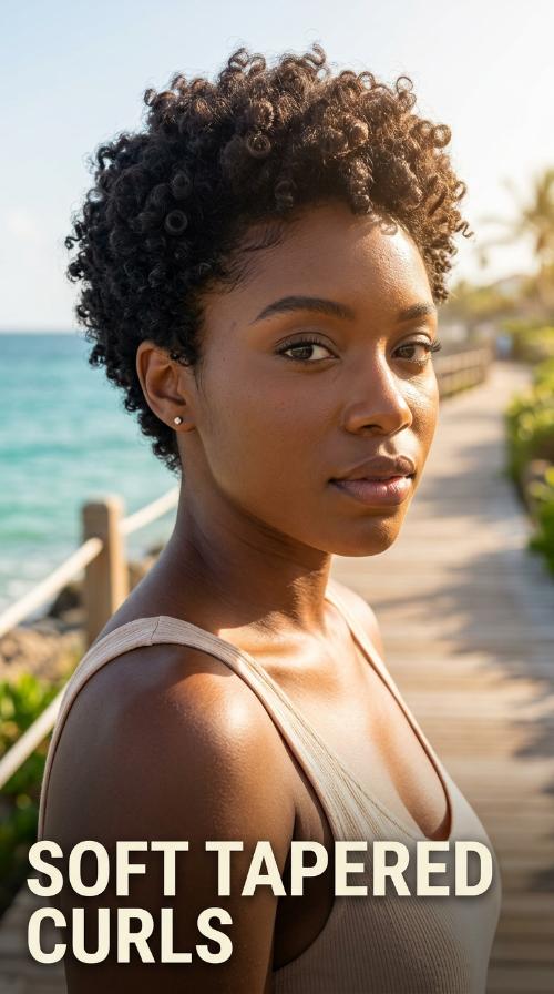 Soft Tapered Curls