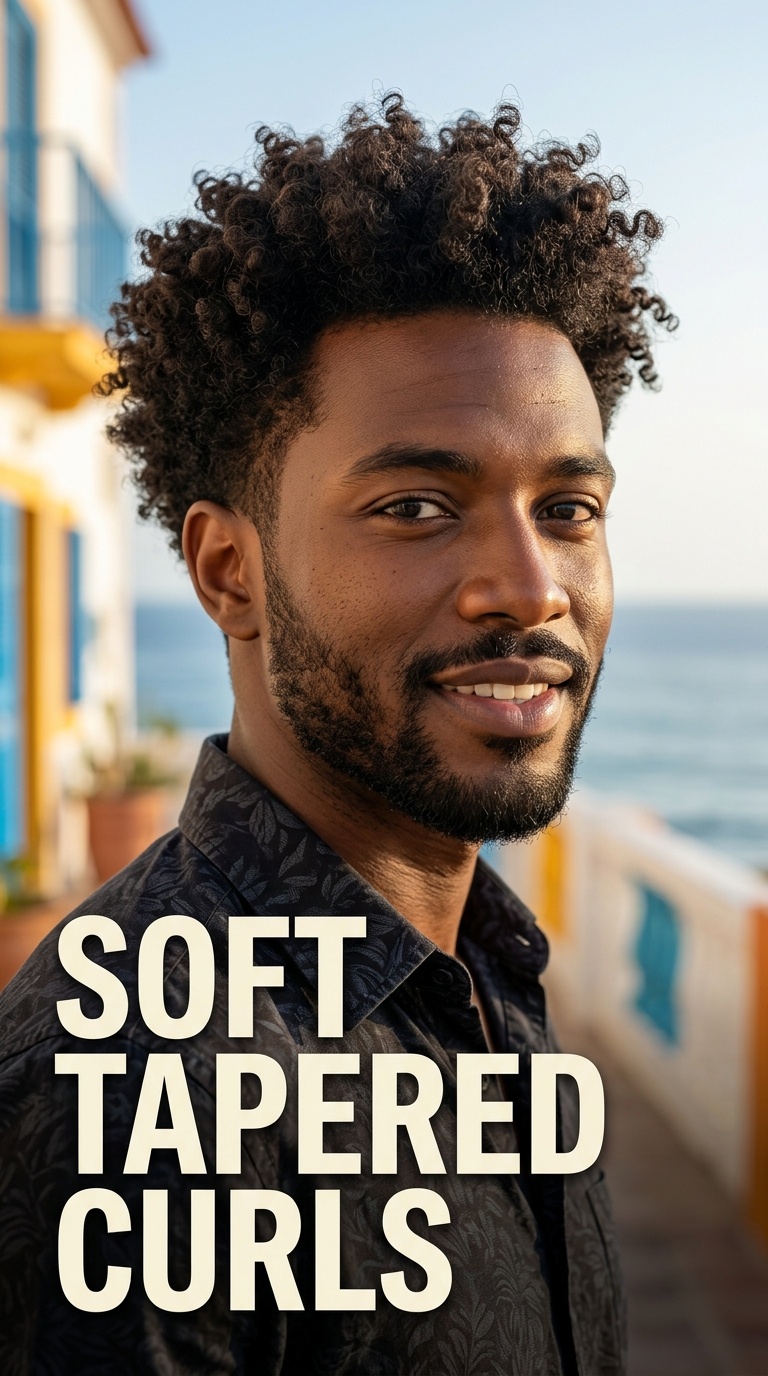 Soft Tapered Curls